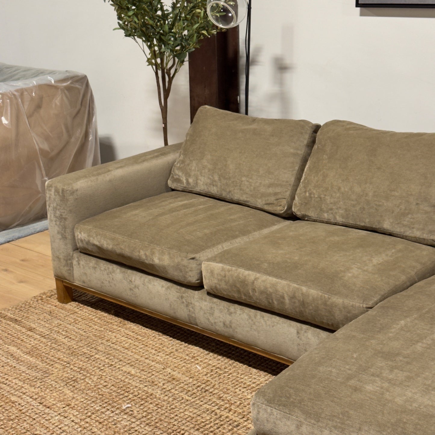 Down Filled Sectional Sofa 🚛 Same Day Delivery