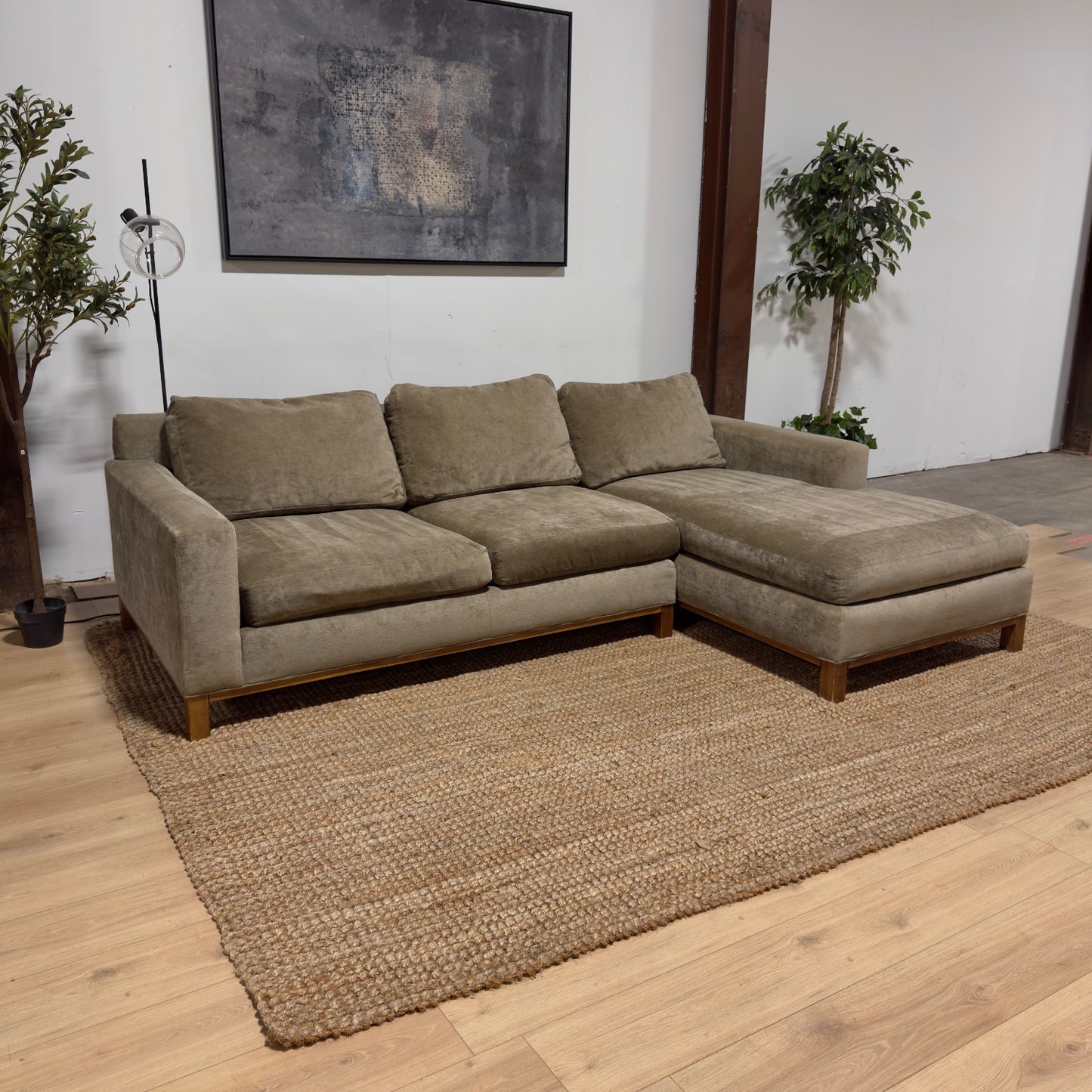 Down Filled Sectional Sofa 🚛 Same Day Delivery