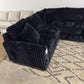 Monroe Fluffy U-Shape Sectional - Upgraded Seats