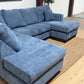 Ashton Double Chaise U-Shaped Sectional Sofa
