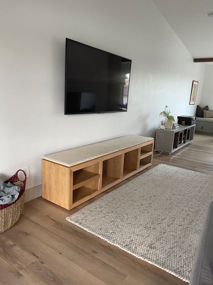 White Oak Media Console (Retail $3450)