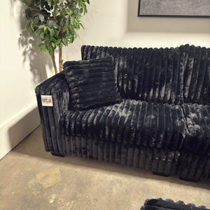 Haven Fluffy Modular 7 piece Sectional Sofa with Ottoman (EXTRA LARGE)