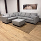 Cove 2-Piece Sectional w/ Ottoman