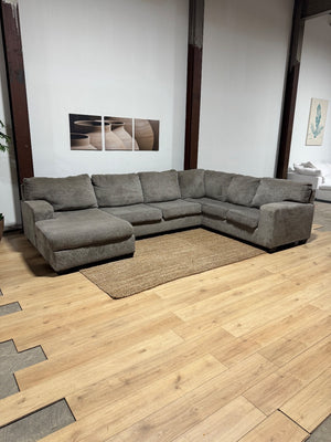 Gray U-Shape Sectional Couch
