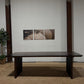 Modern Nut Brown Solid Wood Dining Table