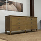 Wooden 6 Drawer Dresser