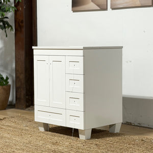 Single Bathroom Vanity in White