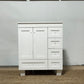 Single Bathroom Vanity in White