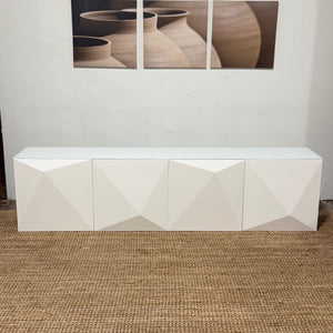 Orren Ellis Safarov 94" Buffet Server — High Gloss White