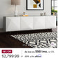 Orren Ellis Safarov 94" Buffet Server — High Gloss White