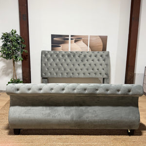Matos Upholstered King Sleigh Bed