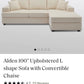 Birch Lane Alden 100" L-Shape Sectional w/ Convertible Chaise