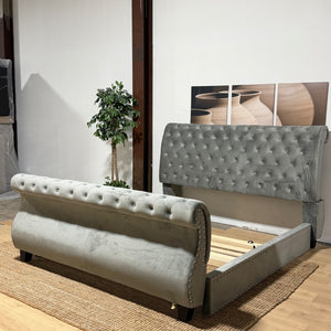 Matos Upholstered King Sleigh Bed