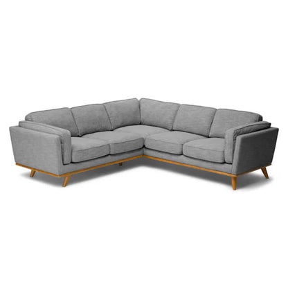ARTICLE Timber 93" Corner Sectional - Pebble Gray