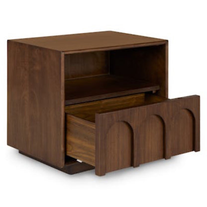 Article Prima 1-Drawer Nightstand - Walnut (Set of 2)