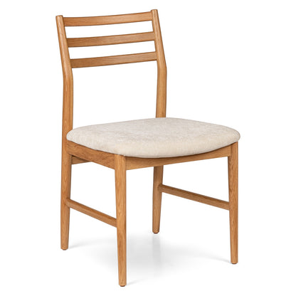 Article Wosla Dining Chair - Oak And Bristol Ivory (Set of 6)