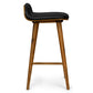 MCM  Leather Counter Stool by Article