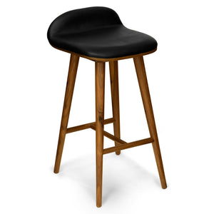 MCM  Leather Counter Stool by Article