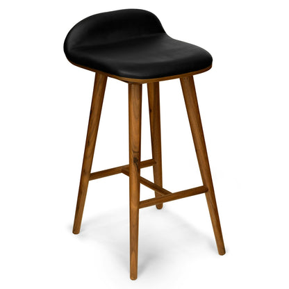 MCM  Leather Counter Stool by Article