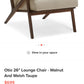 26" Lounge Chair in Walnut by Article (Retail $699)
