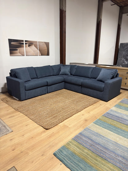 Performance Fabric 5-Piece Modular Sectional