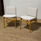 Article Nosh Dining Chair - Oak And Ratine Ivory (Set of 4)