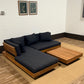 ARTICLE Lubek 82.5" Outdoor Low Left Sectional Set - Slate Gray