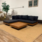 ARTICLE Lubek 82.5" Outdoor Low Left Sectional Set - Slate Gray