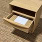White Oak 2 Drawer Nightstand by Article