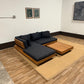 ARTICLE Lubek 82.5" Outdoor Low Left Sectional Set - Slate Gray