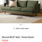 MCM Green 83.5” Sofa by Article (Retail $1299)