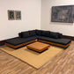ARTICLE Lubek 100.5" Outdoor Low Corner Sectional Set - Slate Gray