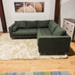 ARTICLE Sven 91" Tufted Corner Sectional - Green Wool Bouclé