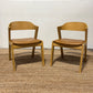 MCM Leather Dining Chairs by Article