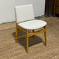 Article Nosh Dining Chair - Oak And Ratine Ivory (Set of 4)