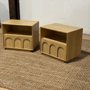 Japandi White Oak Night Stands by Article