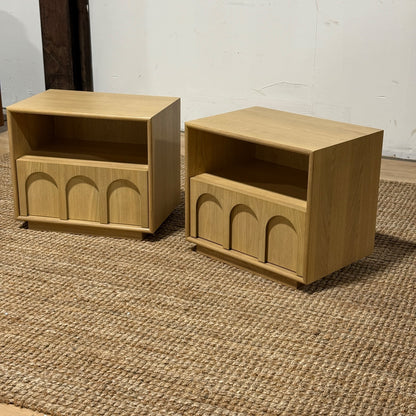 Japandi White Oak Night Stands by Article