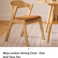 MCM Leather Dining Chairs by Article