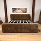 Meridian Modena King Bed in Brown (Retail $1900)