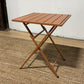 Article Nina Outdoor Folding Cafe Table - Ochre Brown