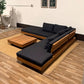 ARTICLE Lubek 100.5" Outdoor Low Corner Sectional Set - Slate Gray