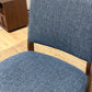 Article Nosh Counter Stool - Walnut And Denim Blue (Set of 4)