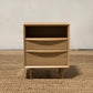 White Oak 2 Drawer Nightstand by Article