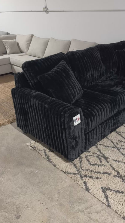 Monroe Fluffy U-Shape Sectional - Deep Seats