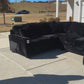 Monroe Fluffy U-Shape Sectional - Upgraded Seats